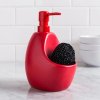 Joey Soap Pump and Scrubby Holder - by Umbra [Red]
