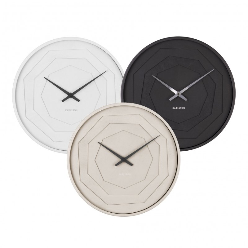 Layered Origami Wall Clock by Karlsson Kuzyak